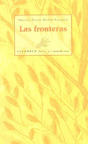 Beispielbild fr FRONTERAS zum Verkauf von KALAMO LIBROS, S.L.