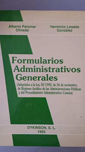 9788488030849: Formularios administrativos generales