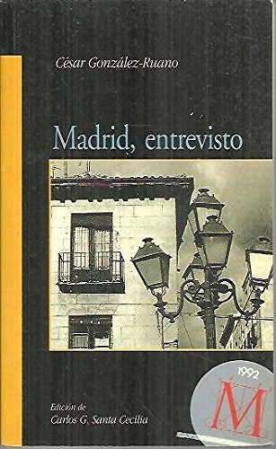 Imagen de archivo de Madrid, entrevisto a la venta por Iridium_Books