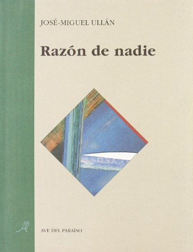 Stock image for Razn de nadie for sale by HISPANO ALEMANA Libros, lengua y cultura