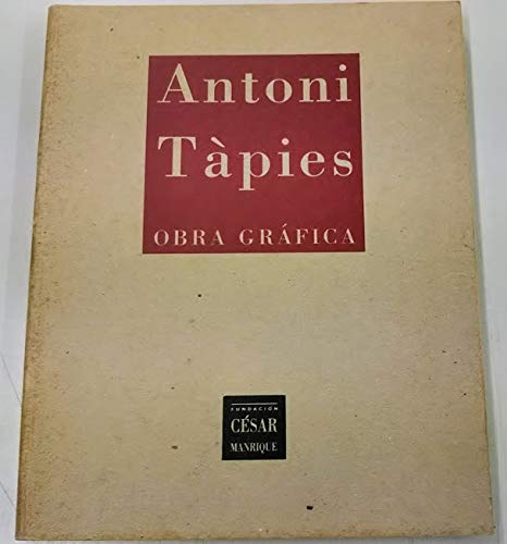 Antoni TaÌ€pies: Obra graÌfica, junio-agosto 1996 (Spanish Edition) (9788488550095) by Antoni TÃ pies