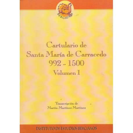 9788488635075: Cartulario de Santa Maria de Carracedo (Bergidum)