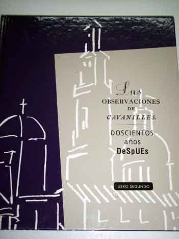 9788488715968: Las Observaciones de Cavanilles : doscientos aos despus (Libros II)