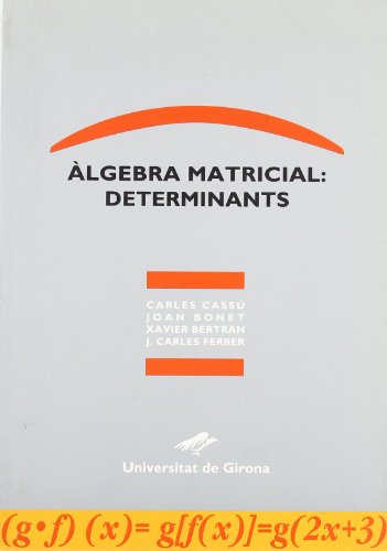 Stock image for LGEBRA MATRICIAL: DETERMINANTS for sale by Zilis Select Books