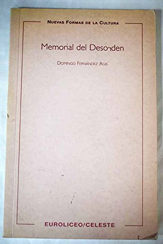 Stock image for Memorial Del Desorden for sale by Hamelyn