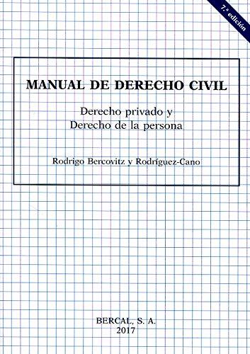 Stock image for Manual de Derecho civil : Derecho privado y Derecho de la persona for sale by OM Books