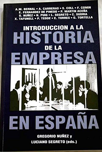 Stock image for Introduccion A La Historia De La Empresa En Espaa for sale by RecicLibros