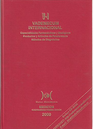 Imagen de archivo de Vademecum Internacional 2000: Especialidades Farmaceuticas y Biologicas Productos y Articulos de Parafarmacia Metodos de Diagnostico (Includes Unused CD ROM) a la venta por The Book Exchange