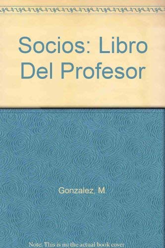 Stock image for Ant/socios 1. (libro profesor) for sale by Iridium_Books