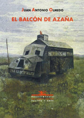 El balcón de Azaña. Cuentos. Cubierta de Alberto García Alix. - OLMEDO, Juan Antonio.-