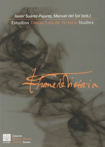 Stock image for Estudios=studies : Tomas Luis de Victoria for sale by Alplaus Books