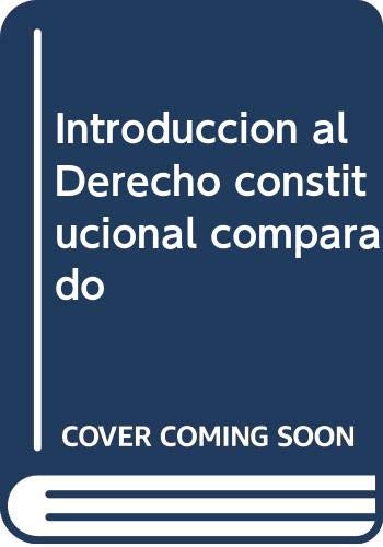 Imagen de archivo de Introduccin al Derecho constitucional comparado a la venta por MARCIAL PONS LIBRERO