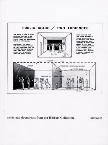 Stock image for Public Space / Two Audiences : works and documents from the Herbert Collection for sale by A Balzac A Rodin