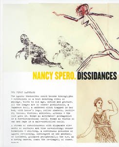 Beispielbild fr Nancy Spero: Dissidances zum Verkauf von PBShop.store US