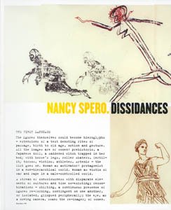 Stock image for Nancy Spero, Dissidances for sale by GF Books, Inc.