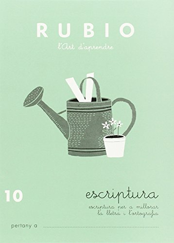 9788489773608: Rubio E-10 CAT - Cuaderno escritura (Escriptura RUBIO (catal))