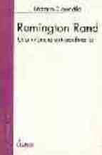 9788489779068: Remington Rand: Una Infancia Extraordinaria (Spanish Edition)