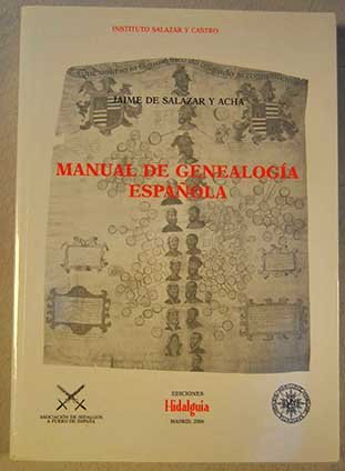 9788489851528: Manual de genealogia espaola