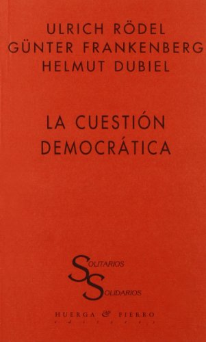 9788489858299: La cuestin democrtica (Serie Roja) (Spanish Edition)