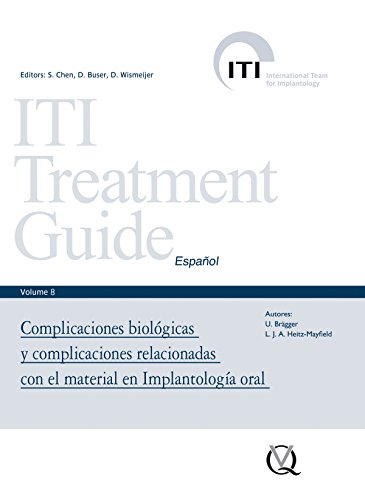 9788489873650: ITI TREATMENT GUIDE VOLUMEN 8 COMPLICACIONES BIOLGICAS Y COMPLICACIONES RELACIONADAS CON EL MATERIA