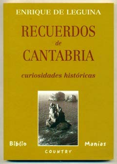9788489979710: RECUERDOS DE CANTABRIA. Curiosidades histricas