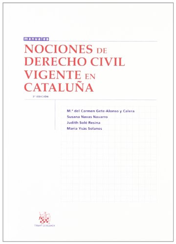 9788490042014: Nociones de Derecho Civil vigente en Catalua