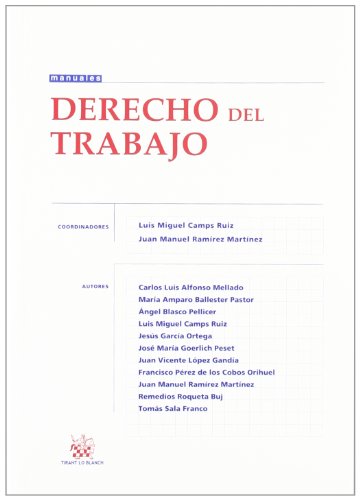 Beispielbild fr Derecho del Trabajo Luis Miguel Camps Ruiz/Juan Manu zum Verkauf von Iridium_Books