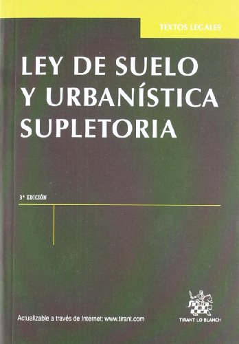 Beispielbild fr Ley de suelo y urbanstica supletoria zum Verkauf von Revaluation Books