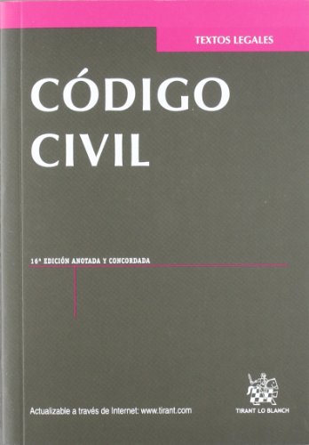 Stock image for Cdigo Civil 16 Edicin 2012 for sale by Hamelyn
