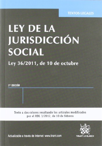 Beispielbild fr LEY DE LA JURISDICCIN SOCIAL 2 EDICION zum Verkauf von Zilis Select Books