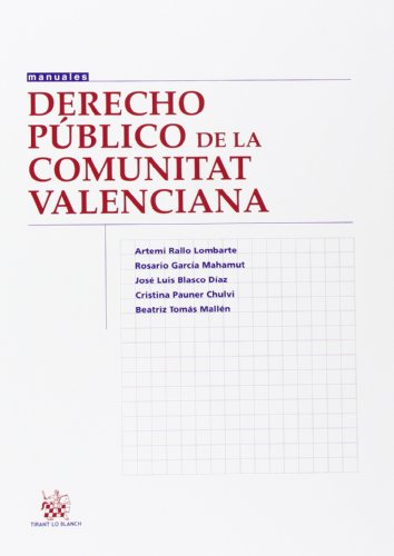 Imagen de archivo de Derecho pblico de la Comunitat Valenciana a la venta por Iridium_Books