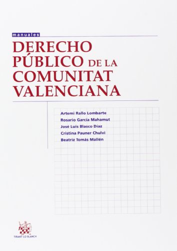Stock image for Derecho pblico de la Comunitat Valenciana for sale by Iridium_Books