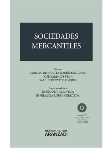 Imagen de archivo de Sociedades Mercantiles Barba de Vega, Jos / Bercovitz a la venta por Iridium_Books