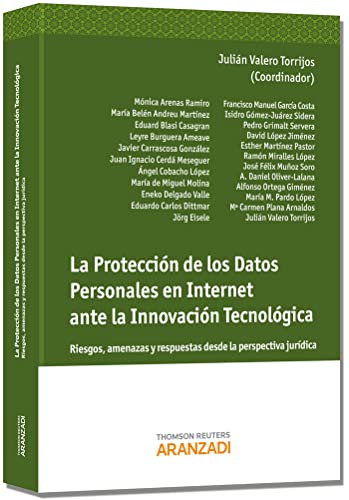 Imagen de archivo de LA PROTECCIN DE LOS DATOS PERSONALES EN INTERNET ANTE LA INNOVACIN TECNOLGICA RIESGOS, AMENAZAS Y RESPUESTAS DESDE LA PERSPECTIVA JURDICA a la venta por Zilis Select Books