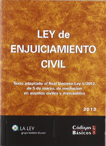 Imagen de archivo de LEY DE ENJUICIAMIENTO CIVIL 2012 CODIGO a la venta por MARCIAL PONS LIBRERO