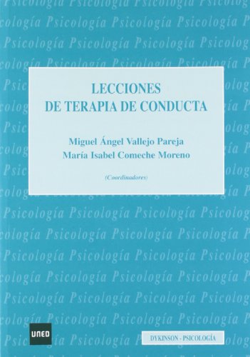 Stock image for LECCIONES DE TERAPIA DE CONDUCTA for sale by Zilis Select Books