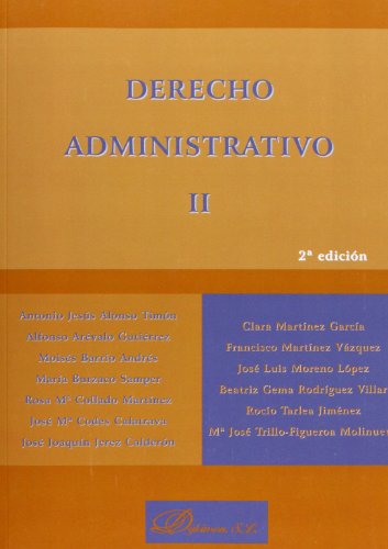 Derecho administrativo II (Spanish Edition) (9788490311110) by Burzaco Samper [et Al.], MarÃ­a