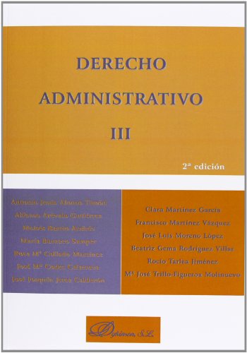 Stock image for DERECHO ADMINISTRATIVO III for sale by Zilis Select Books