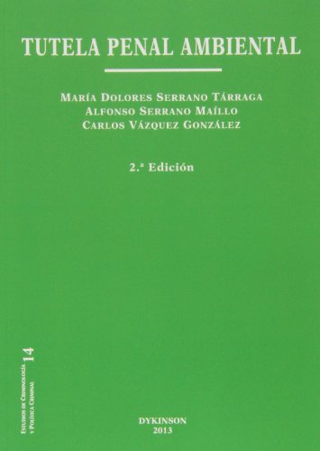 Imagen de archivo de Tutela Penal Ambiental (Estudios de CSerrano Trraga, Mara Dolores; a la venta por Iridium_Books