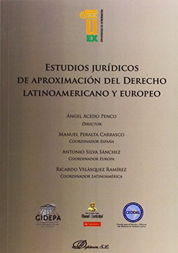 Beispielbild fr Estudios jurdicos de aproximacin del derecho latinoamericano y europeo zum Verkauf von Agapea Libros