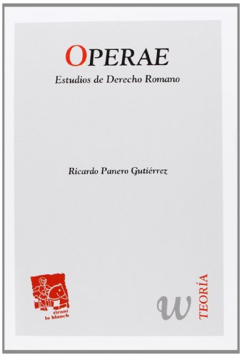 9788490331354: Operae - Estudios De Derecho Romano
