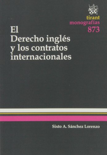 Imagen de archivo de Derecho Ingls y los Contratos Internacionales a la venta por OM Books