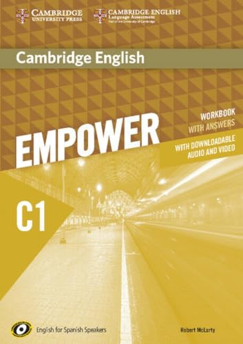 Stock image for Cambridge English Empower for Spanish Speakers C1 Workbook with Answers, with Downloadable Audio and Video for sale by medimops