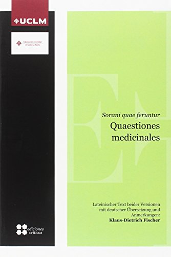 Stock image for Sorani Quae Feruntur. Quaestiones for sale by Agapea Libros