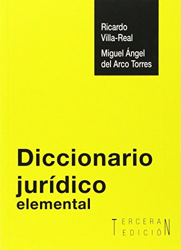 Stock image for DICCIONARIO JURIDICO ELEMENTAL for sale by Siglo Actual libros