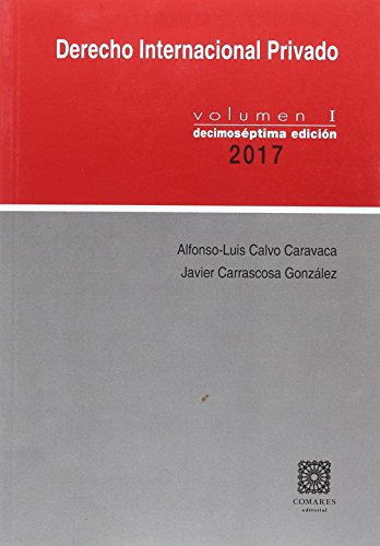 Imagen de archivo de DERECHO INTERNACIONAL PRIVADO: VOLUMEN I a la venta por KALAMO LIBROS, S.L.