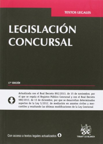 Beispielbild fr Legislacin concursal 2014 zum Verkauf von Agapea Libros