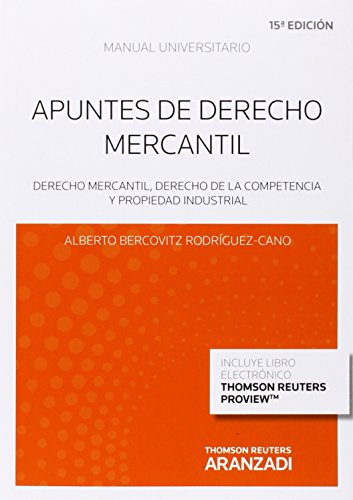 9788490595688: Apuntes de Derecho Mercantil (Papel + e-book): Derecho Mercantil, Derecho de la Competencia y Propiedad Industrial (Manuales)