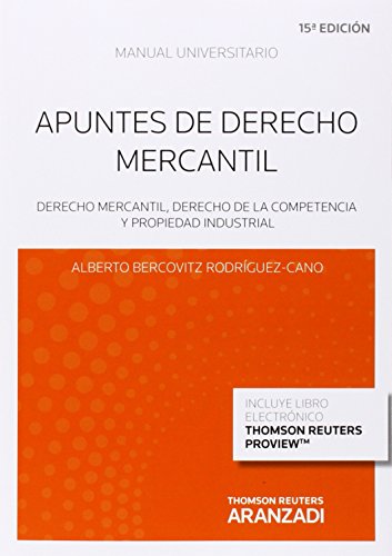 9788490595688: Apuntes de Derecho Mercantil (Papel + e-book): Derecho Mercantil, Derecho de la Competencia y Propiedad Industrial