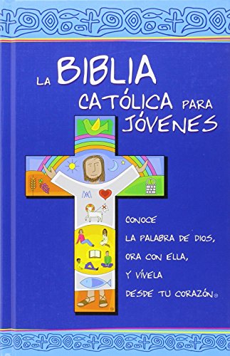 Stock image for La Biblia Cat lica para J venes: ed. azul, carton for sale by HPB Inc.